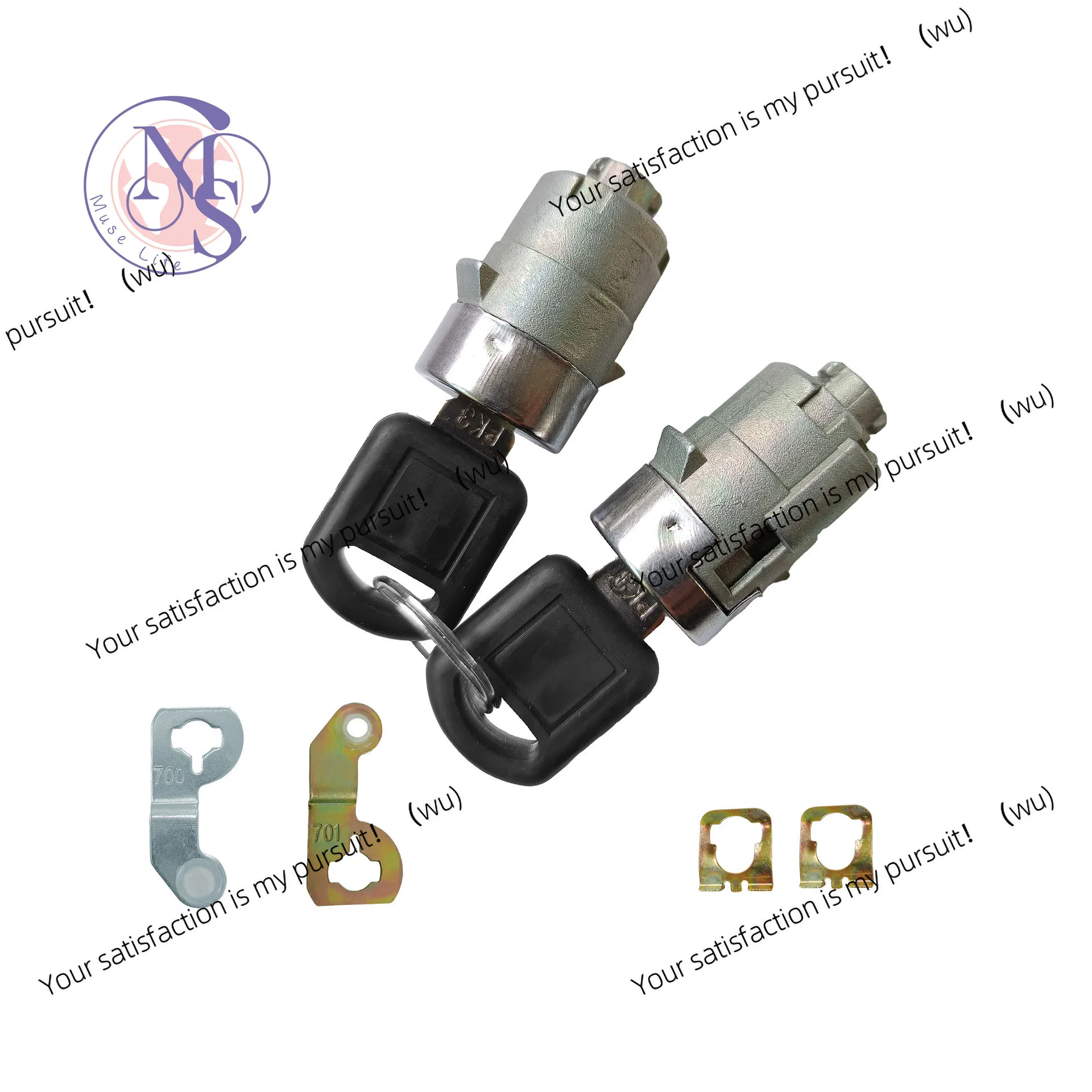 Applicable to Cadillac old Regal Chevrolet car left and right door lock cylinder 2 keys OE: 15298924