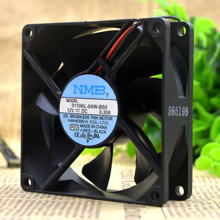 

3110KL-04W-B50 B59 8025 12V 0.30A 8CM BALL FAN