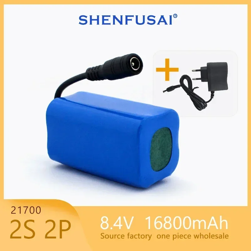 

2025 21700 lithium battery for remote control bait boats, fishing boat accessories, 2S2P, 7.4V, 16800mAh, T188, T888 2011-5