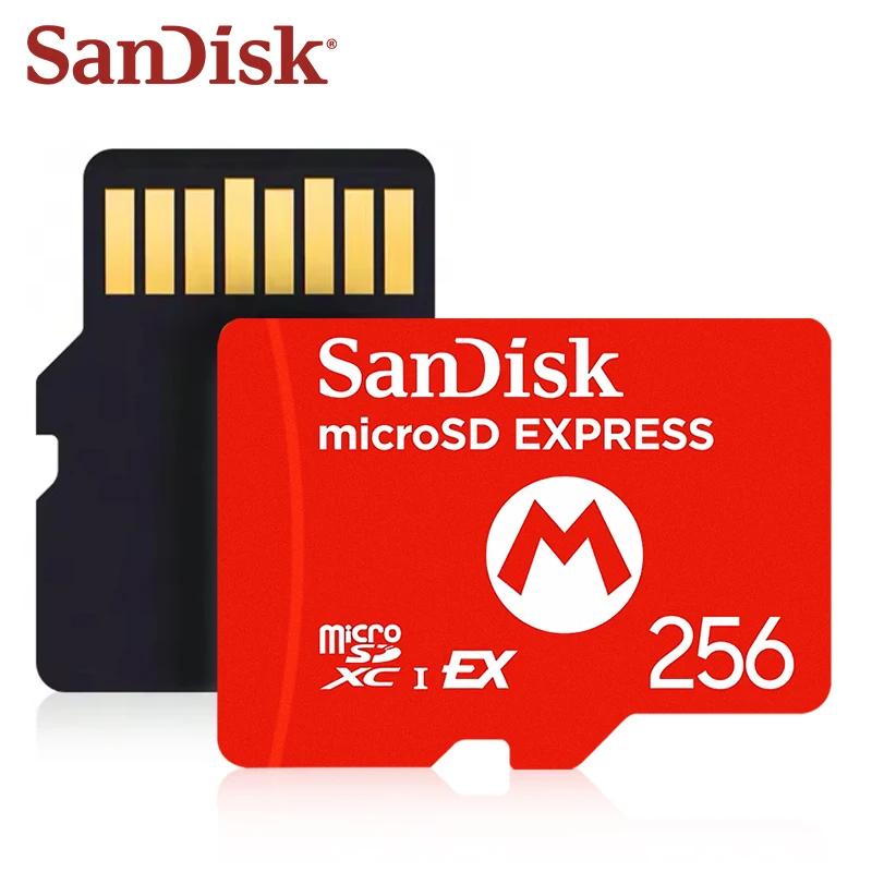 SanDisk microSD Express Card 256GB Read speed up to 880MB/s Memory Card High speed For Nintendo Switch 2 support switch2 game