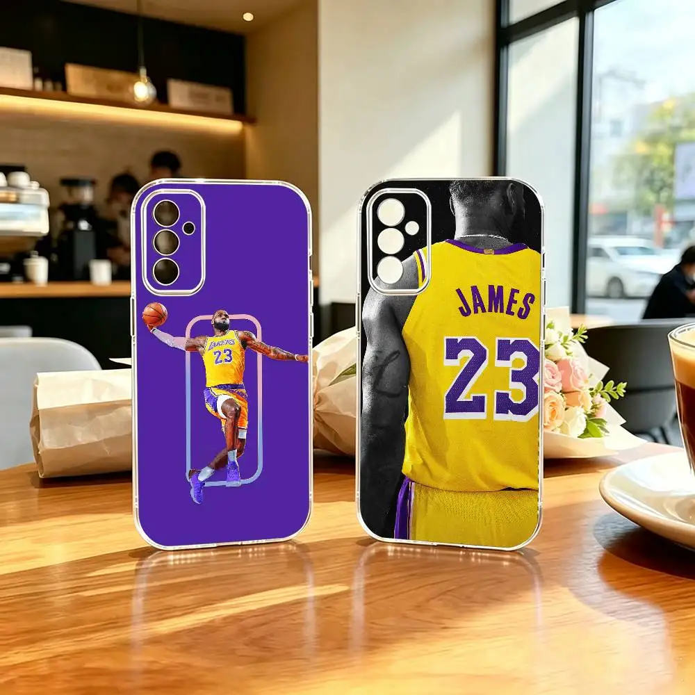 Basketball Legendary superstar James Basic Phone Case For Samsung A71, A70, A52, A51, A40, A30, A20 Transparent Cover