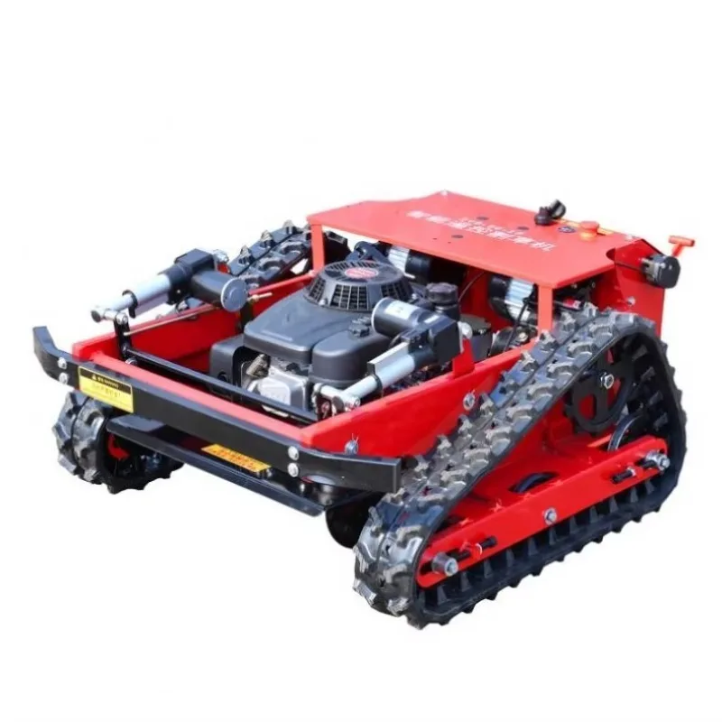 Lawn Mower RC Slope Lawn Mower Tracked All Terrain Remote Control  Weed Mowing Machine