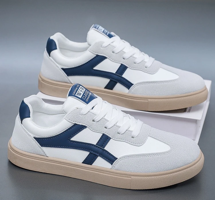 Neue Retro Herren Freizeitschuhe Rutschfeste Weiße Schuhe Boardschuhe Deutsche Armee Trainingsschuhe – Detail 18