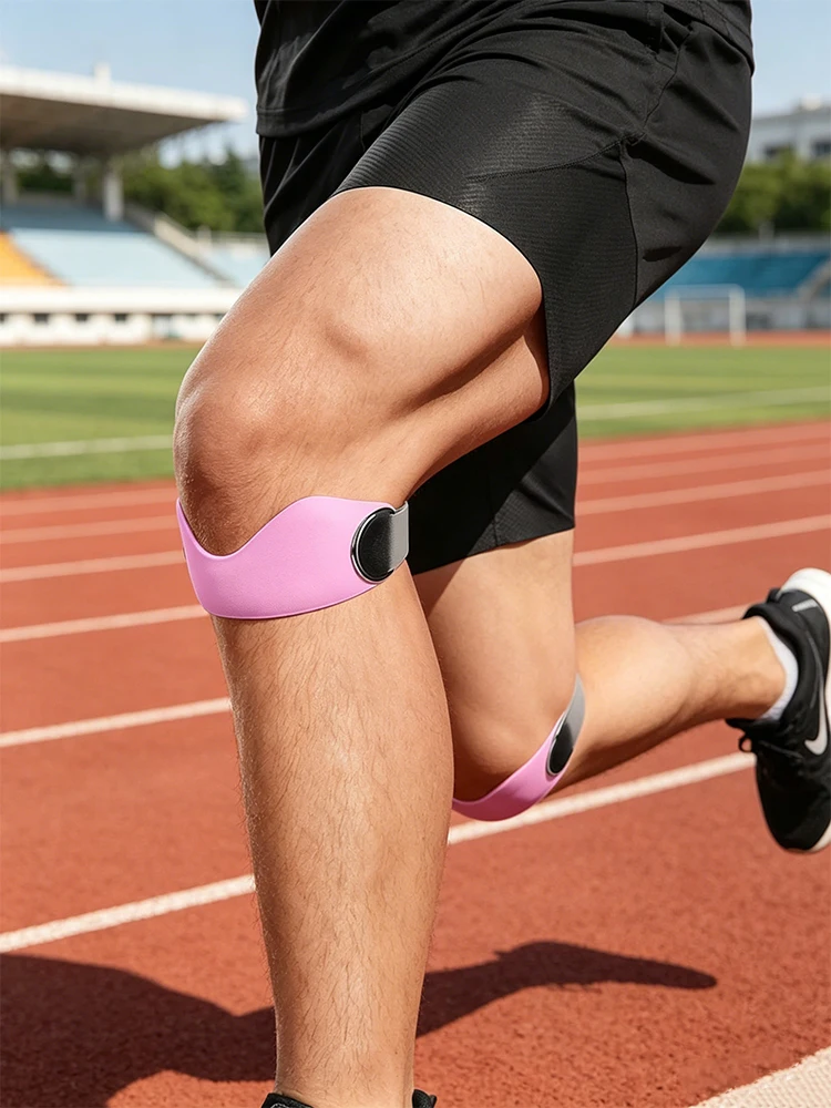 AliExpress ZVVQWM 1/2Pcs Adjustable Silicone Knee Support Pad,Patella Compression Stabilizer Men Women Sports Basketball Running Cycling Badminton