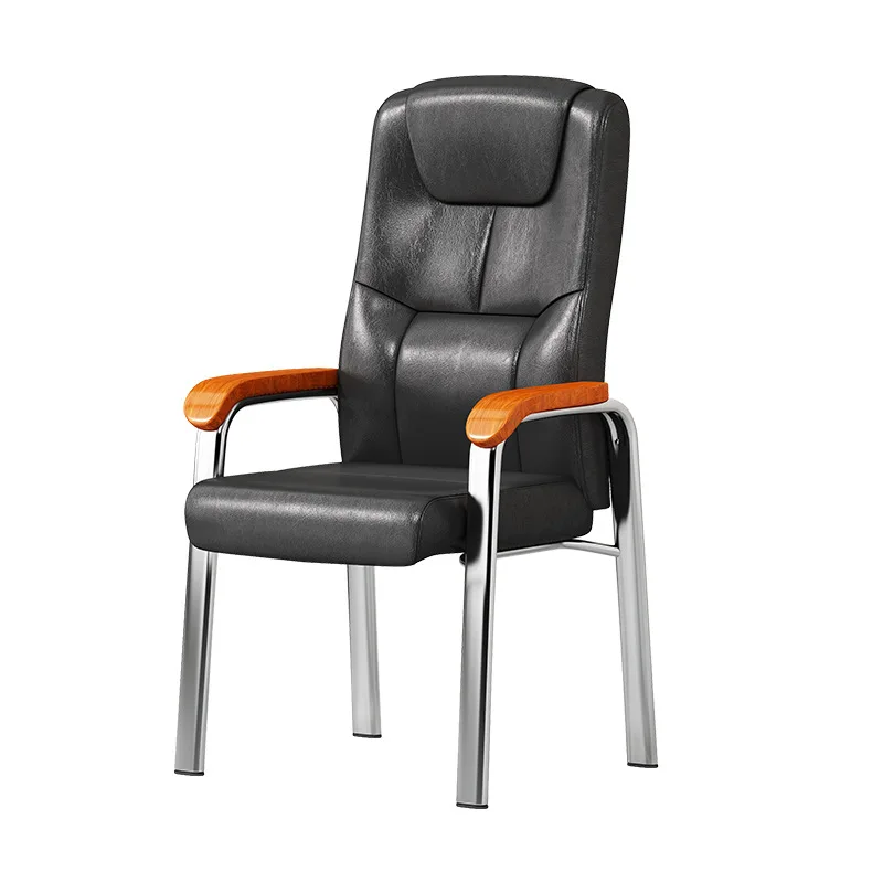 

специально оборудованное кожаное кресло для маджонга с кошачьими царапинами, офисное кресло для конференций на четырех ножках со стальным каркасом