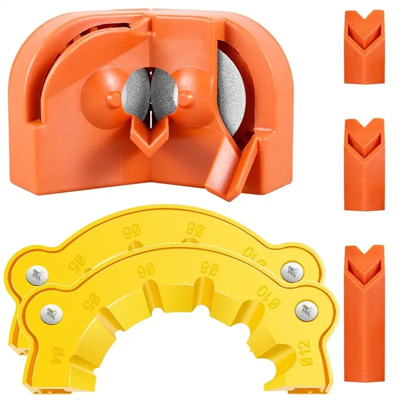 A20F-Drill Bit Sharpener For All Bits(5/64-5/8 Inch ), Multipurpose Drill Bit Grinding Tool Attachment With Grinding Wheels