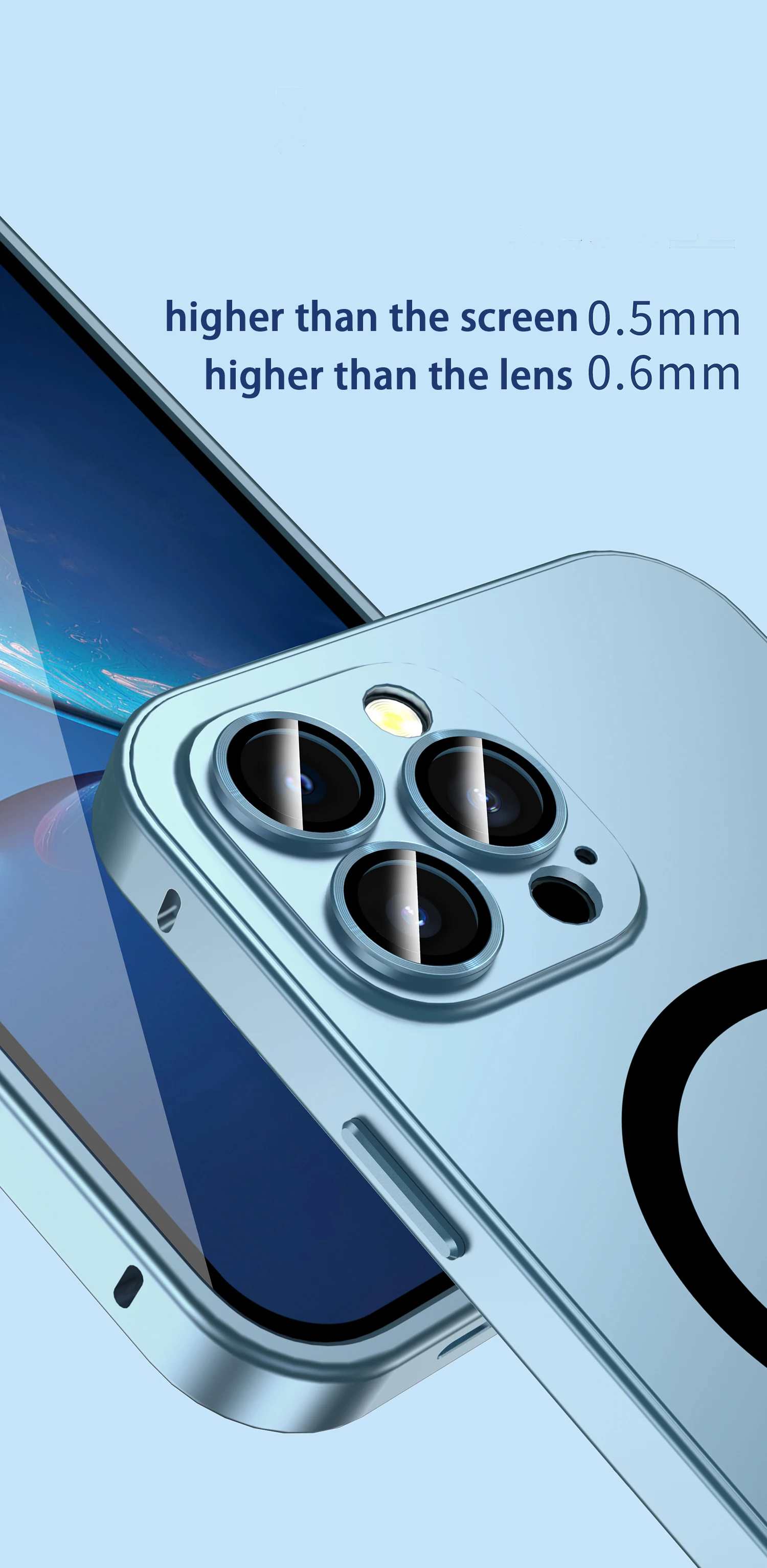 Luxurious Aluminium Magnetic Phone Case For iPhone 13 14 15 16 17 18 Pro Max Plus 17 Air Lens Glass Protective Metal Phone Cover
