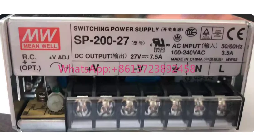 

SP-200-27 | 27V SP-200-5 100%NEW Switch Power Supply
