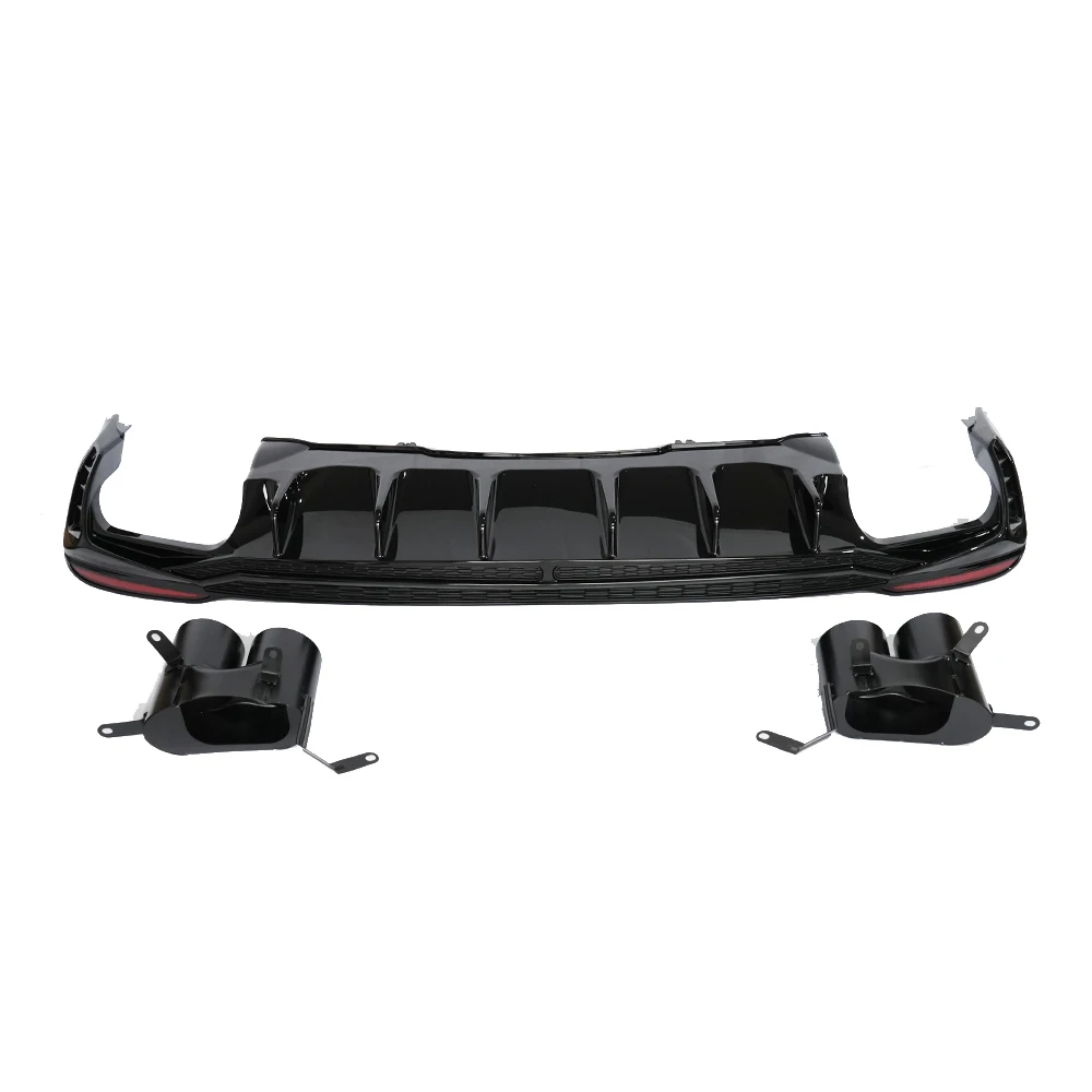 

A4 S4 b9.5 rear diffuser Lamborghini style with tailpipe For Audis A4 S4 sports and ordinary style 2020 2021 2022