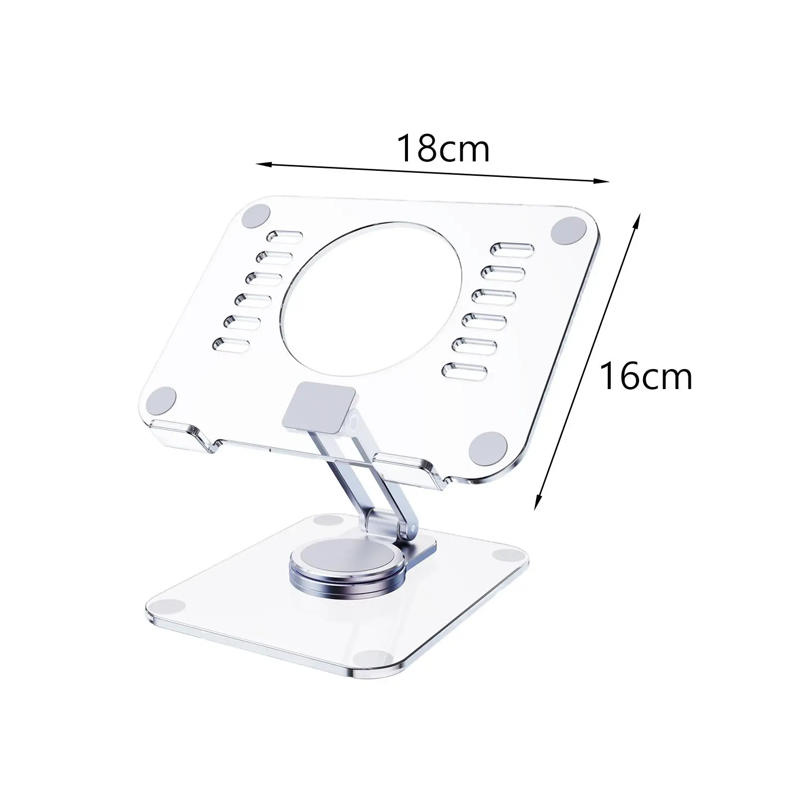 Tablet Stand com 360 Base Rotativa, Tablet Suporte Giratório para Mesa, Casa e Escritório