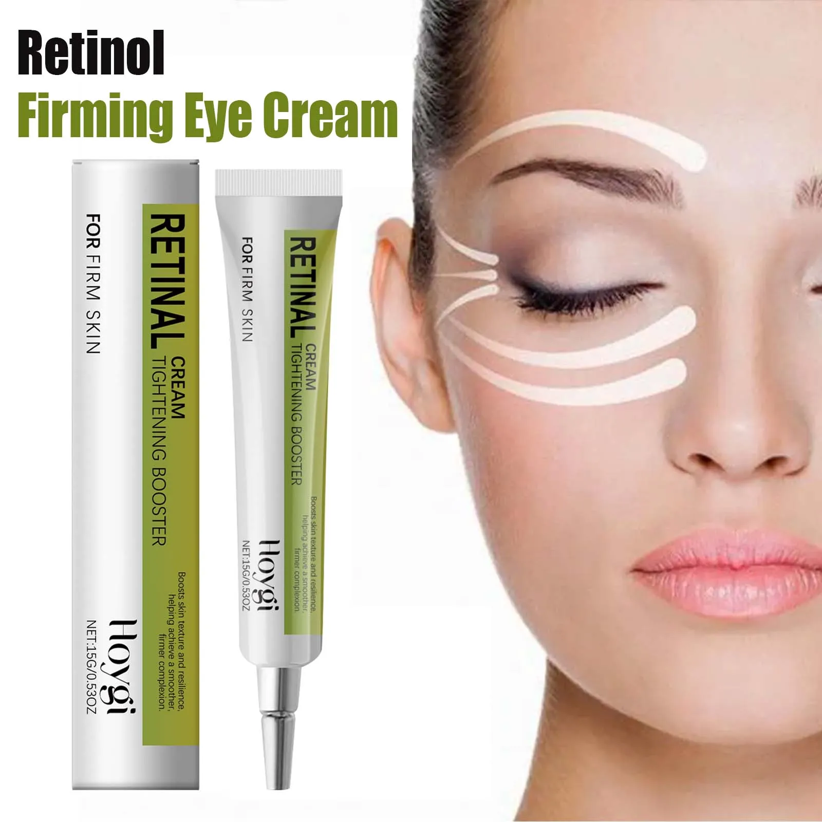 Retinol Firming Eye Cream Lifting Anti Wrinkles Improves Skin Elasticity Softening Brightening Smoothing Delicate Eye Skin