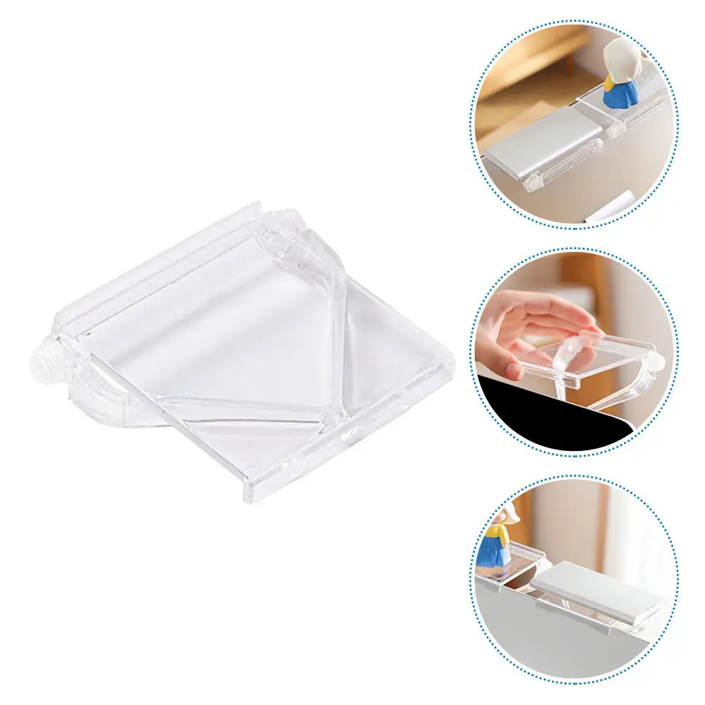 2Pcs TV Top Rack Shelf for Monitor Screen Storage Holder Floating Shelf Bracket with Strong Load Capacity for Router Set-Top Box