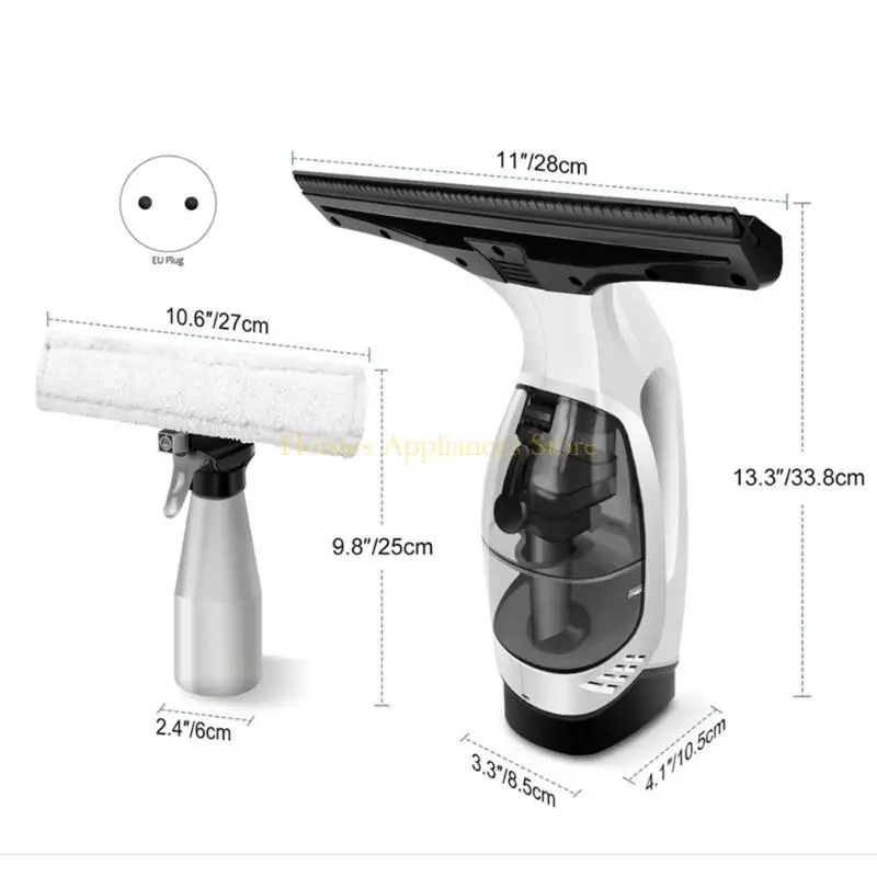 D0AB 충전식 윈도우 청소 장치 고효율 유리 청소 기계