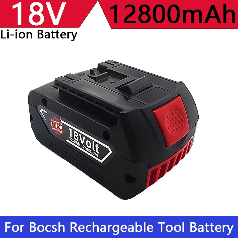 

18V 12800Ah Rechargeable Battery For Bosch lpega 18V 18.0Ah Battery Portable Replacement GBA GSR GSB BAT618 BAT609 BAT620