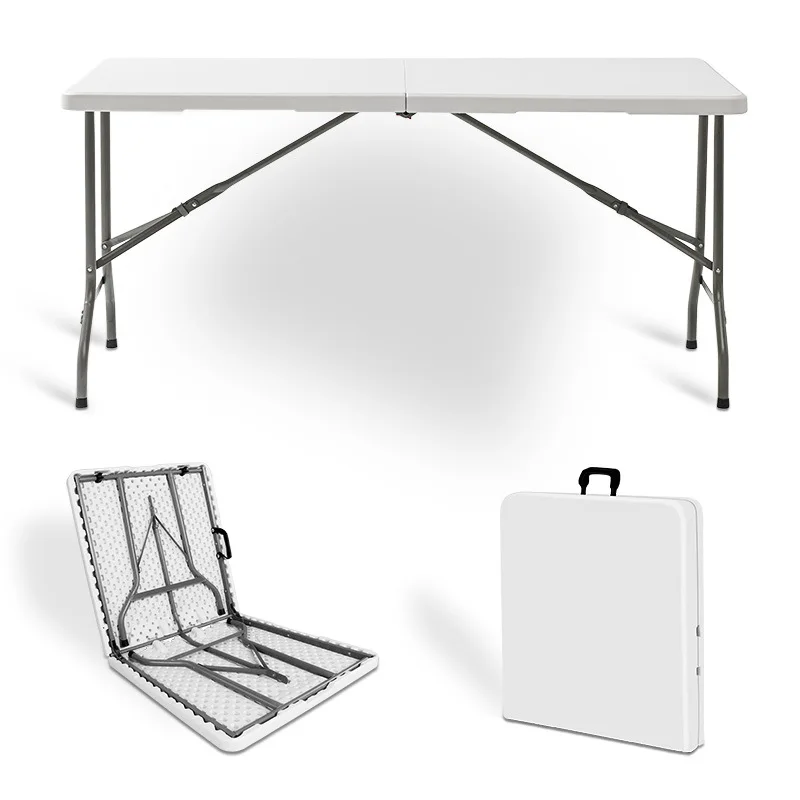 

Table Plastic Conference Training Office Multifunctional Foldable
