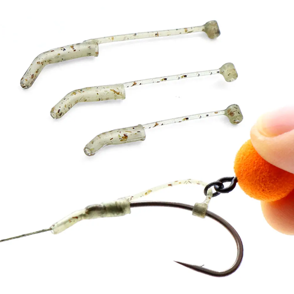 15 unidades de alineadores de línea para anzuelos de pesca de carpa, D Rig Kickers para Method Feeder, accesorios para Hair Rig y aparejos terminales