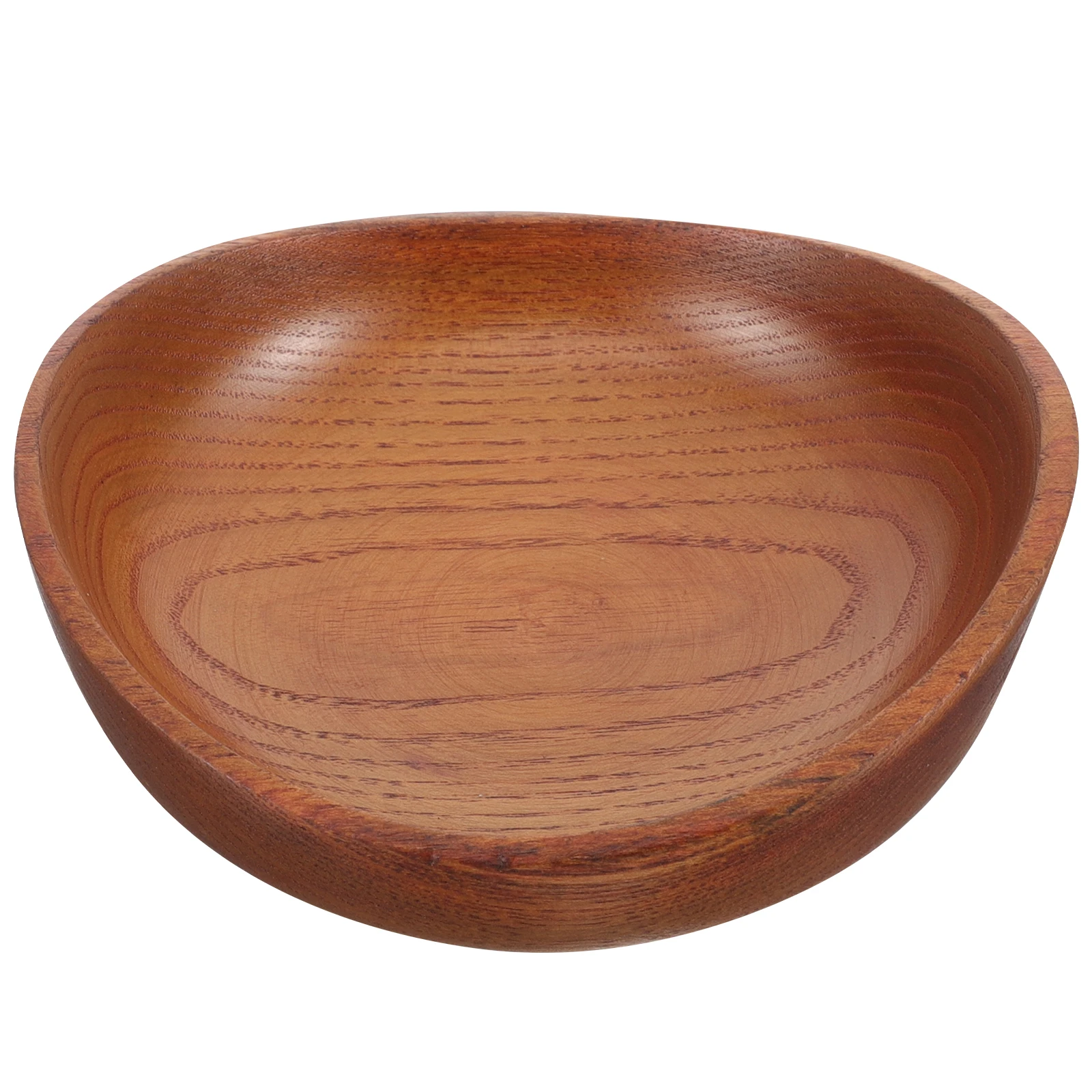 

Rustic Wooden Bowl Acid Jujube Wood Salad Soup Noodles Fruit Serving Bowl Heat Resistant Smooth Texture