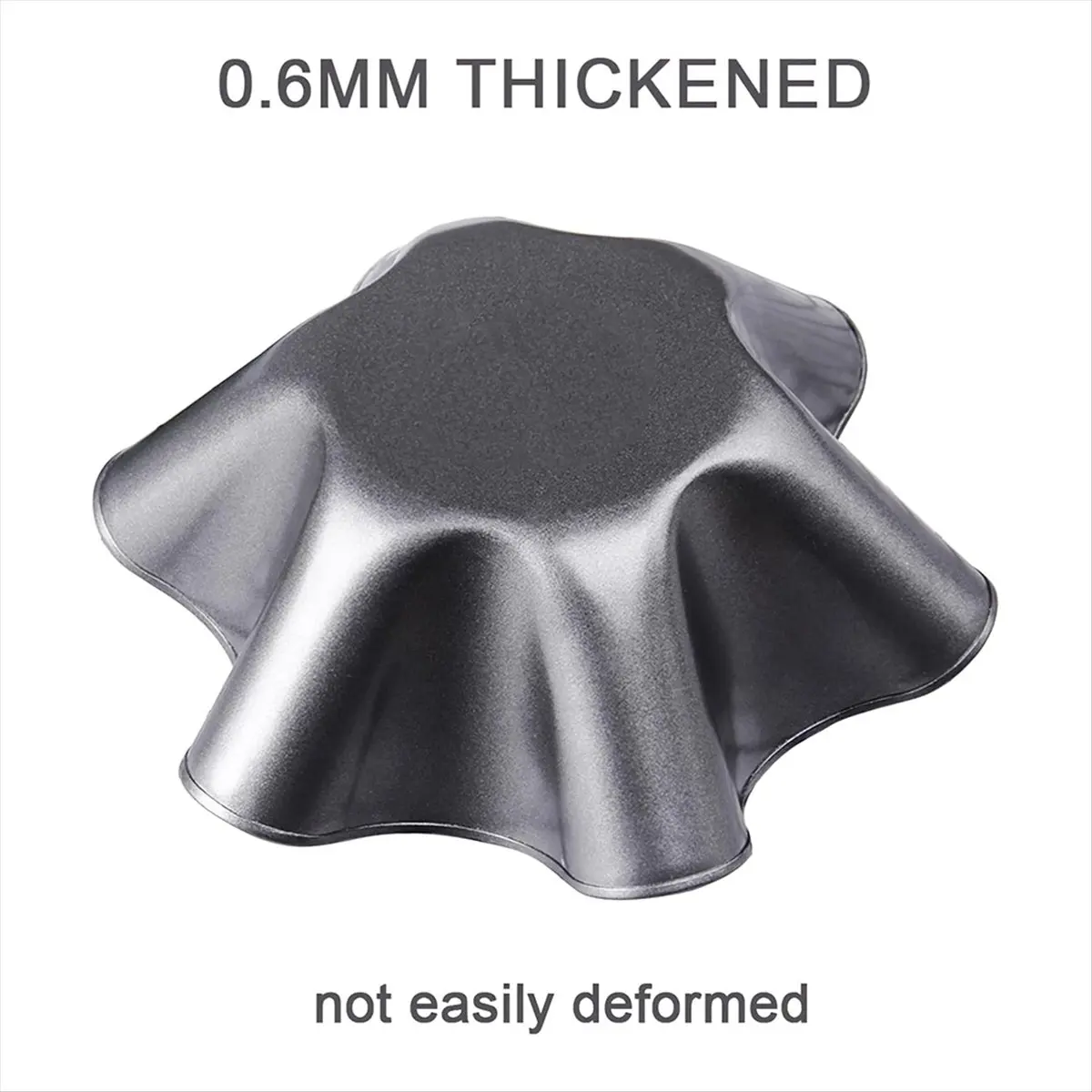 *A99Z 4 قطعة 8 بوصة غير لاصقة كبيرة تاكو شل السلطانية-الكربون الصلب صانع التورتيلا قذيفة المقالي قوالب الخبز توستادا لأطباق السلطة #2