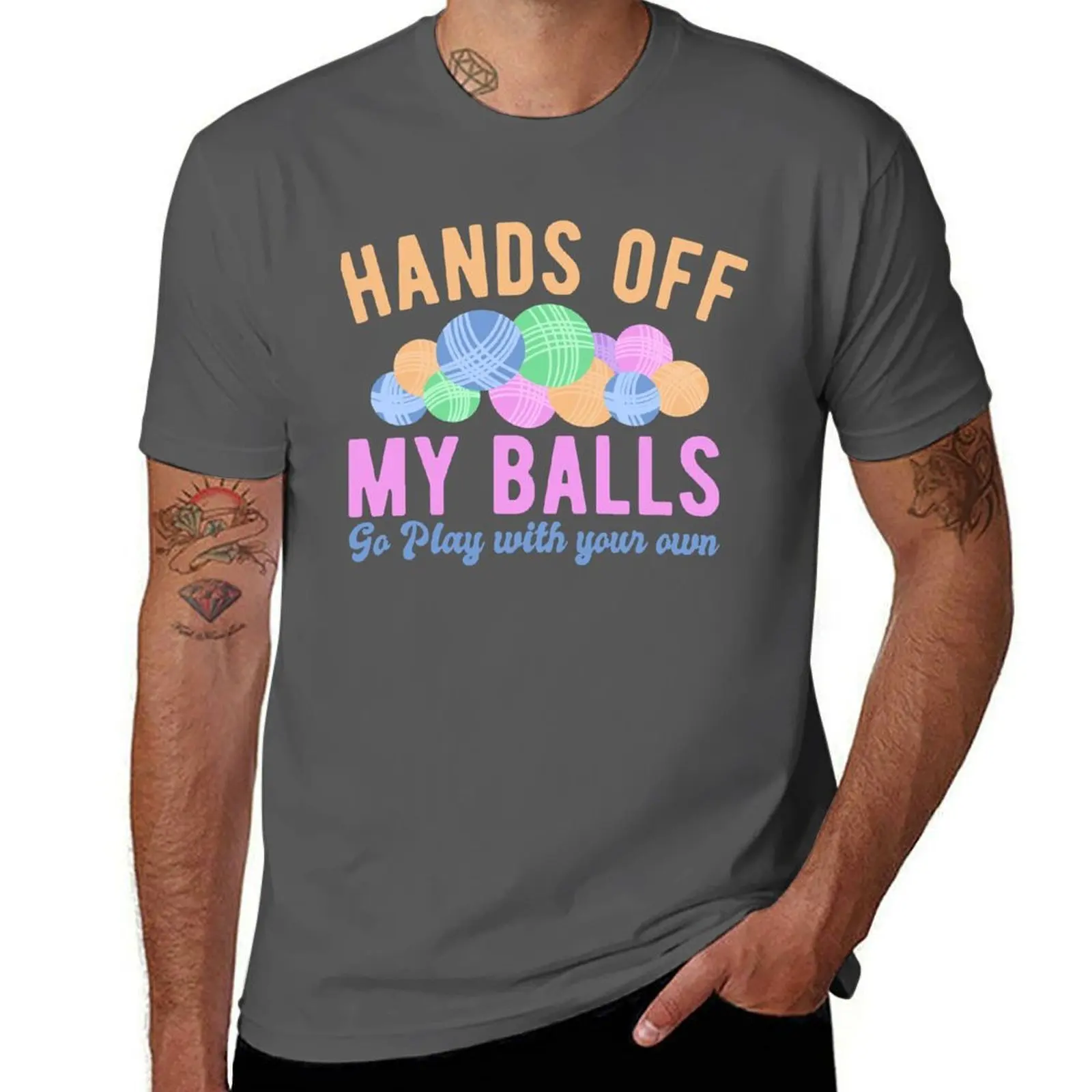 Camiseta Fotográfica con la Frase: Quién Ama el Baloncesto, Divertida, 'Déjame las Pelotas, Vamos a Jugar con las de Ti', Regalo para Tejedores
