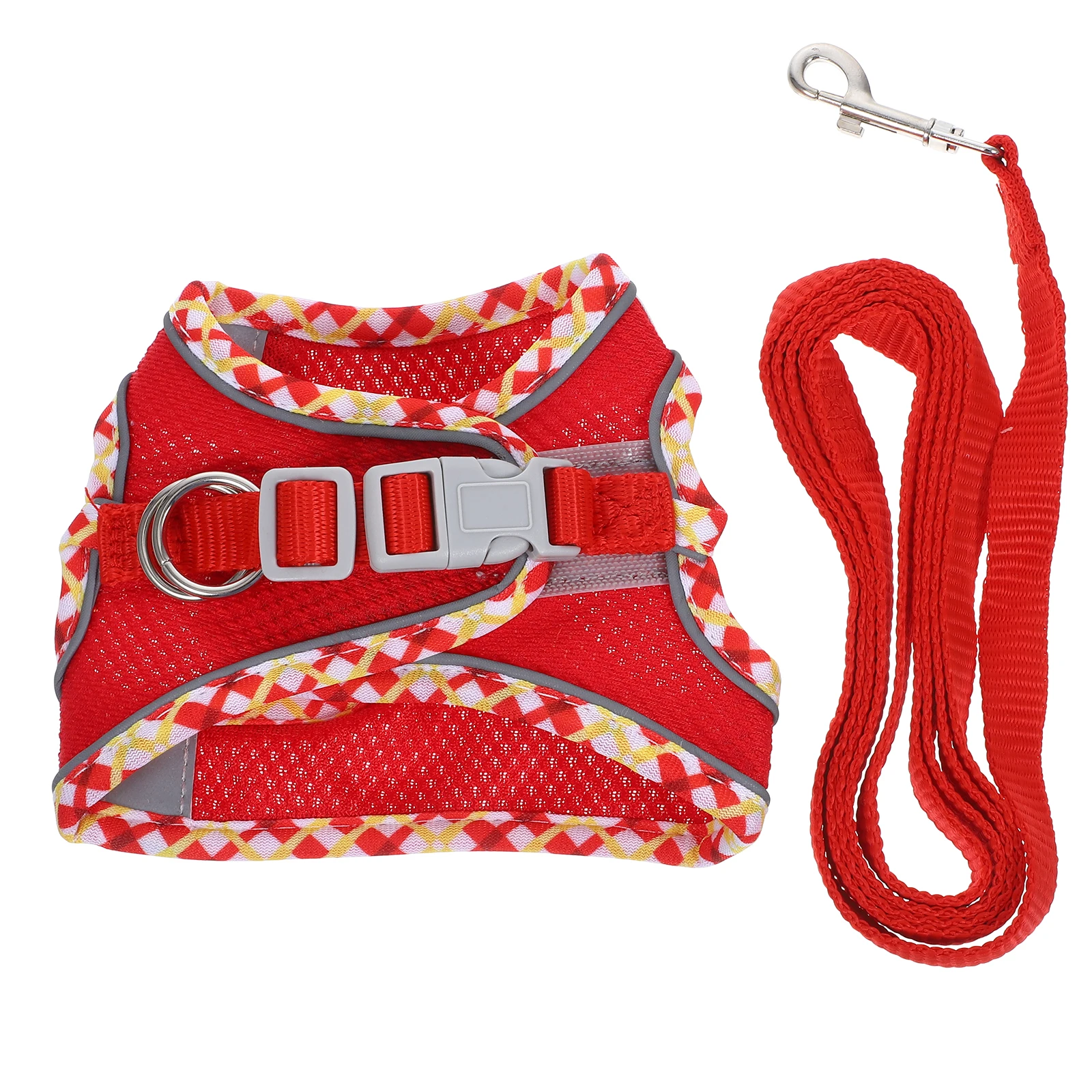 

Kitten Harness Rope Set Cat Leash for Small Cats Adjustable Polyester Travel Outdoor Reflective Strap Lightweight Durable Pet