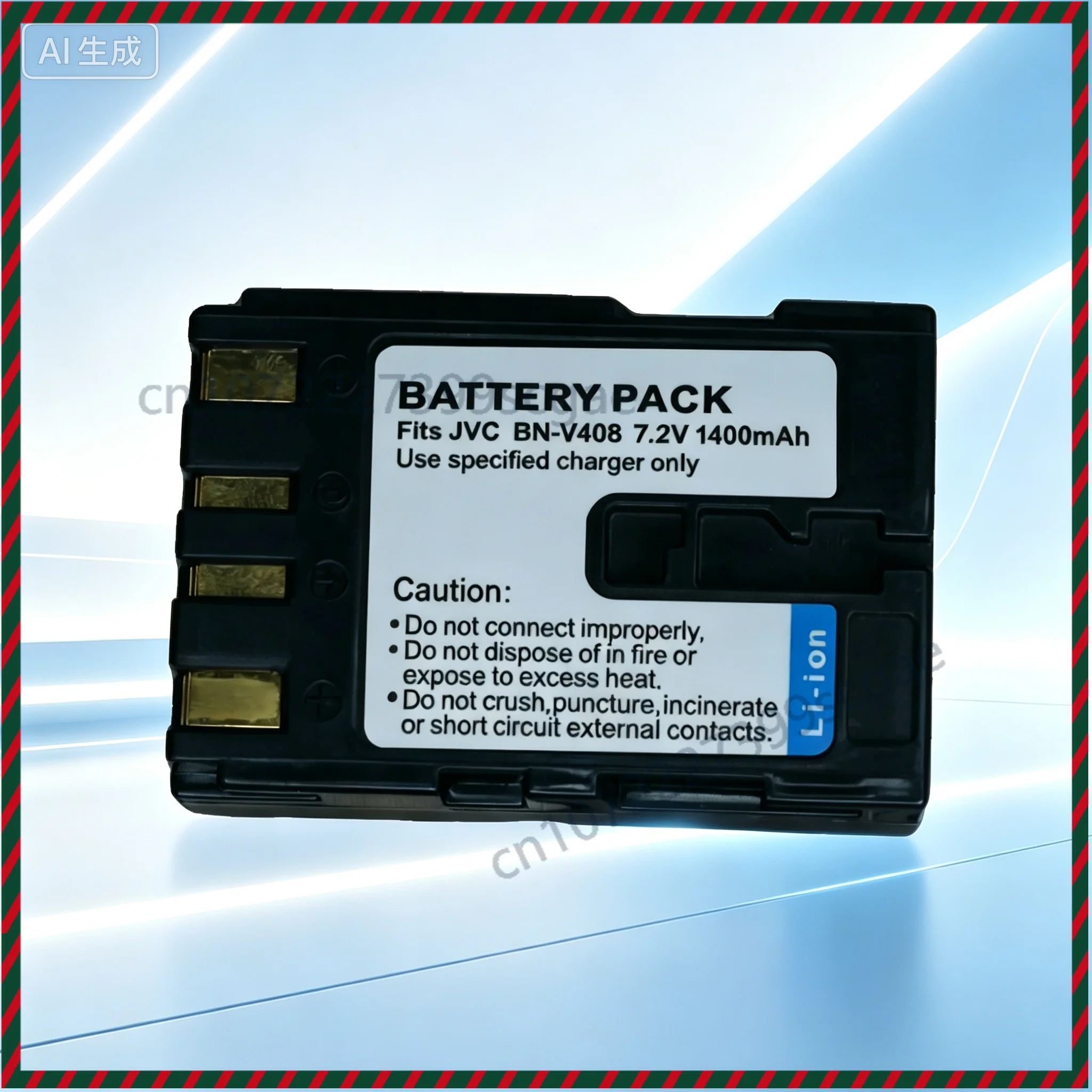 Compatible 2PCS 1100mAh 7.2V BN‑V408U BN‑V408 Battery for JVC GR‑D230US D30 D30E D30U D31EK D32 Camcorder