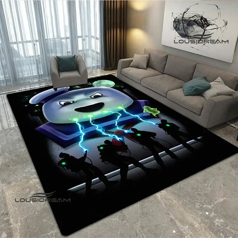 G-Ghostbusters Cartoon printed carpet living room bedroom carpet non-slip door mat area rug Home room decor birthday gift