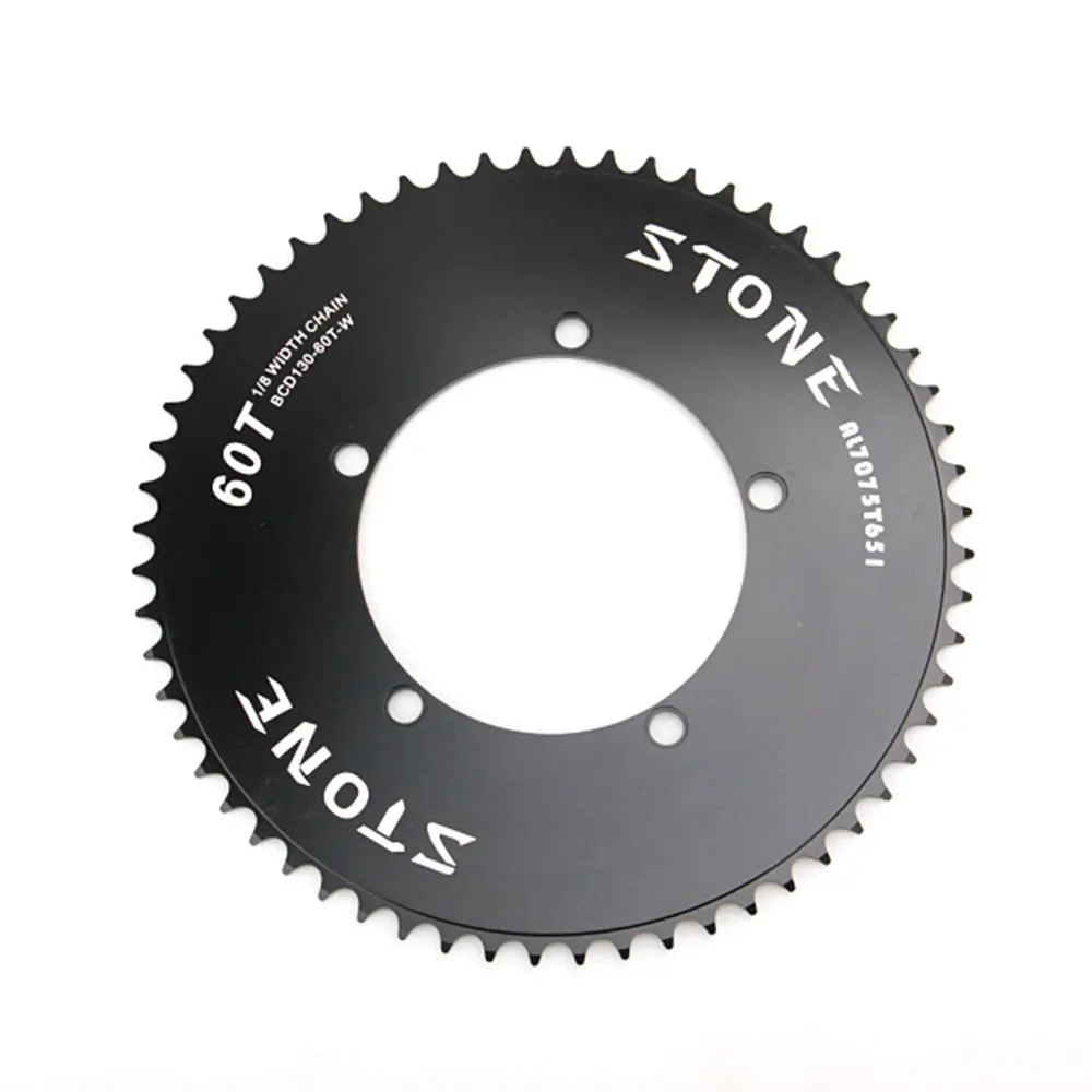 Stone 130 BCD chainring fixed gear track bike fixie  Round  42T 46T 48T 50T51T 52T53T54T55T57T58T60T tooth  Chainwheel