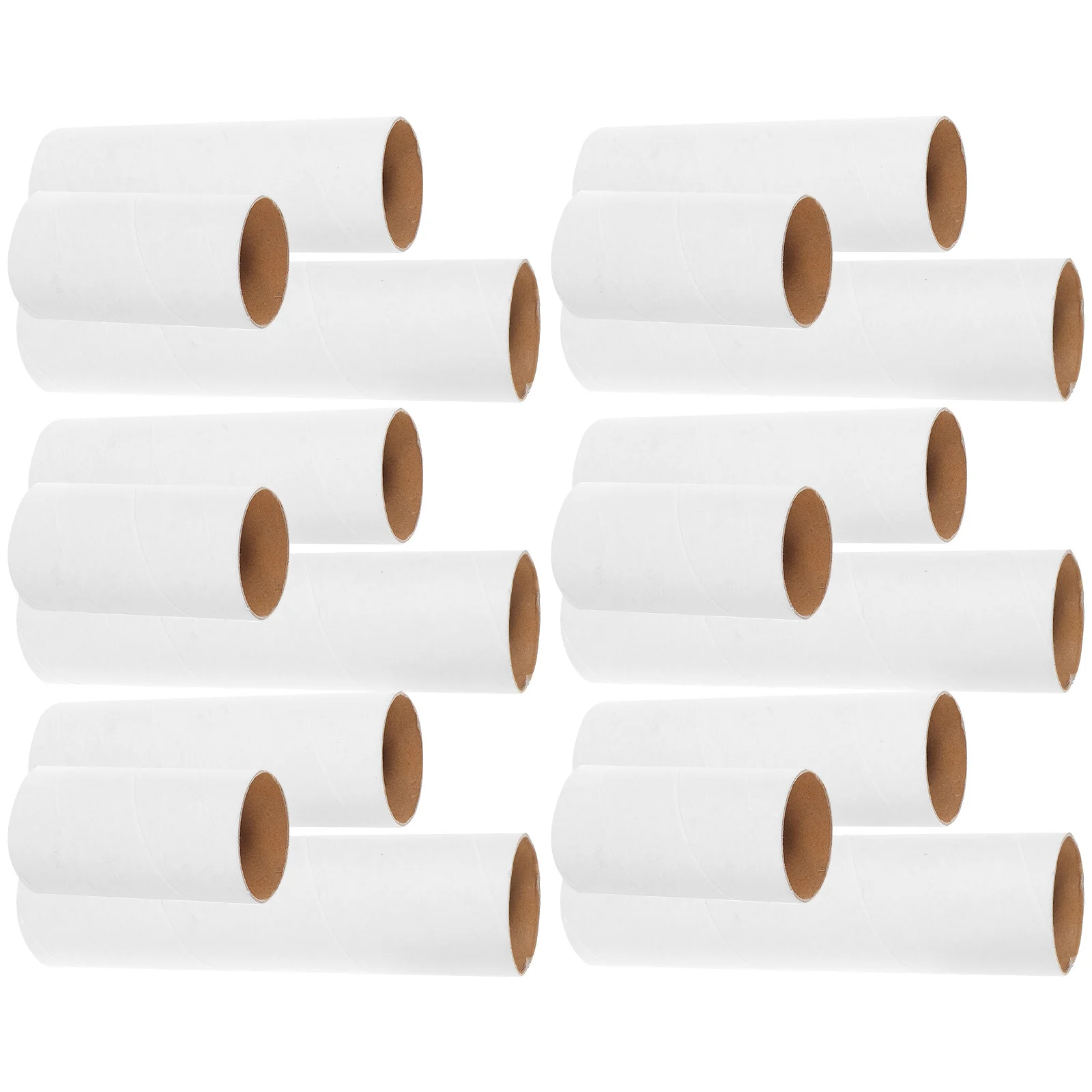 18Pcs Wind Chime Paper Tubes for DIY Craft Projects Sturdy Round Cardboard Rolls Art Classroom Kindergarten Creative Learning