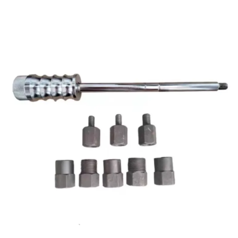 Diesel Common Rail Injector Puller with Slide Hammer 8pcs Joint Fuel Injector Pull Out Repair Tool