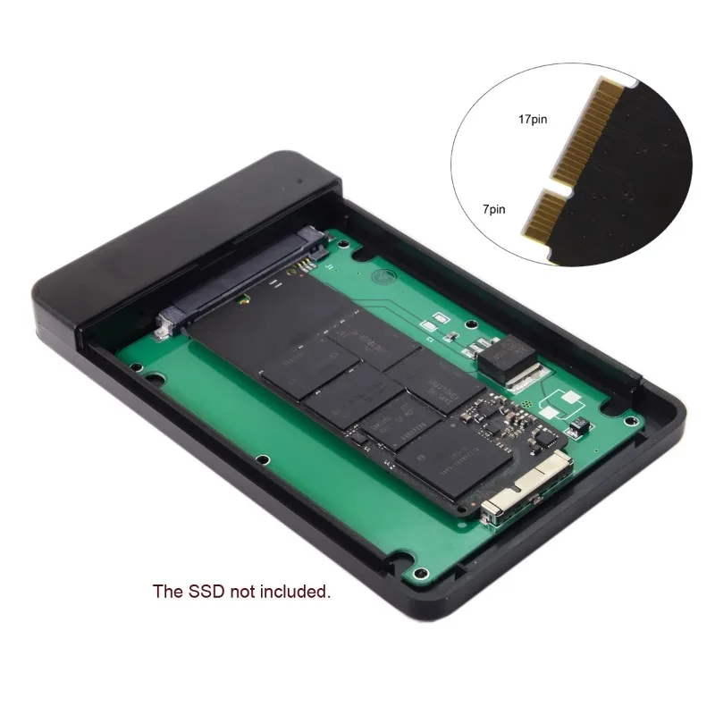 MacBook PRO RETINA A1425 17 + 7 SSD to USB Type-C Hard Disk Case UC-169