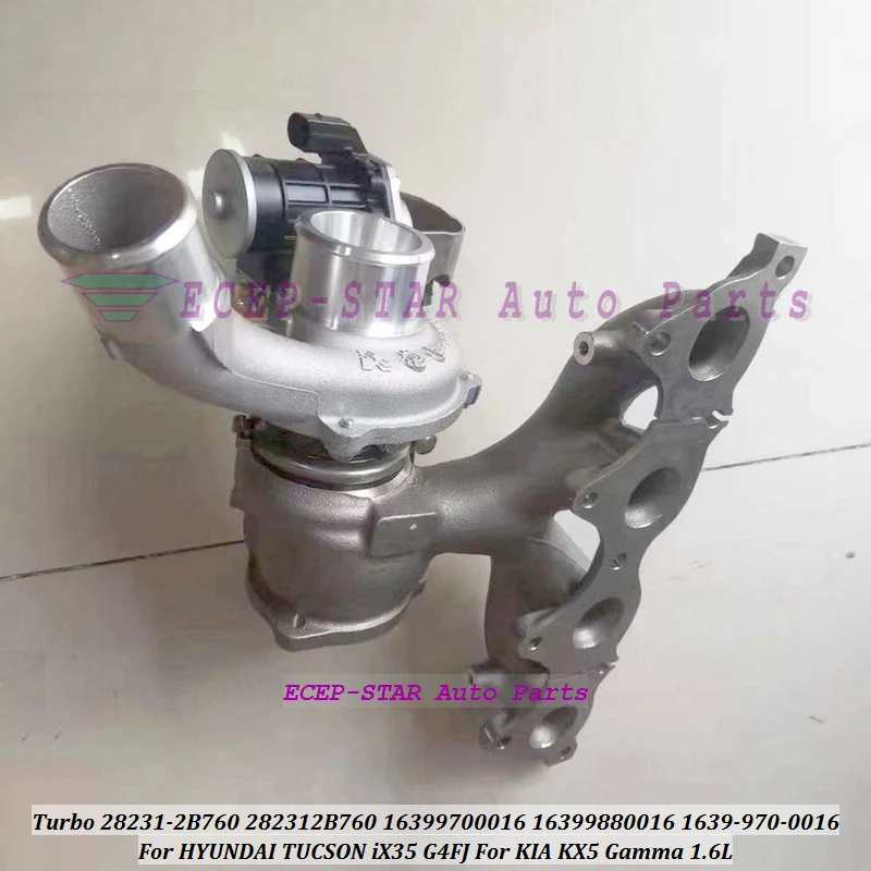 Turbo 28231-2B760 282312B760 16399700016 16399880016 1639-970-0016 28231 2B760 For HYUNDAI TUCSON iX35 G4FJ KI-A KX5 Gamma 1.6L