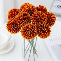 5/10PCS Artificial Flowers Silk Hydrangea Pompon Home Room Decora Scrapbook Wedding Festival Wreath Bridal Accessories Diy Gifts 4