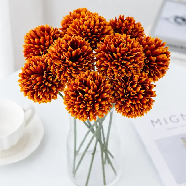 5/10PCS Artificial Flowers Silk Hydrangea Pompon Home Room Decora Scrapbook Wedding Festival Wreath Bridal Accessories Diy Gifts 4 5/10PCS Artificial Flowers Silk Hydrangea Pompon Home Room Decora Scrapbook Wedding Festival Wreath Bridal Accessories Diy Gifts 4