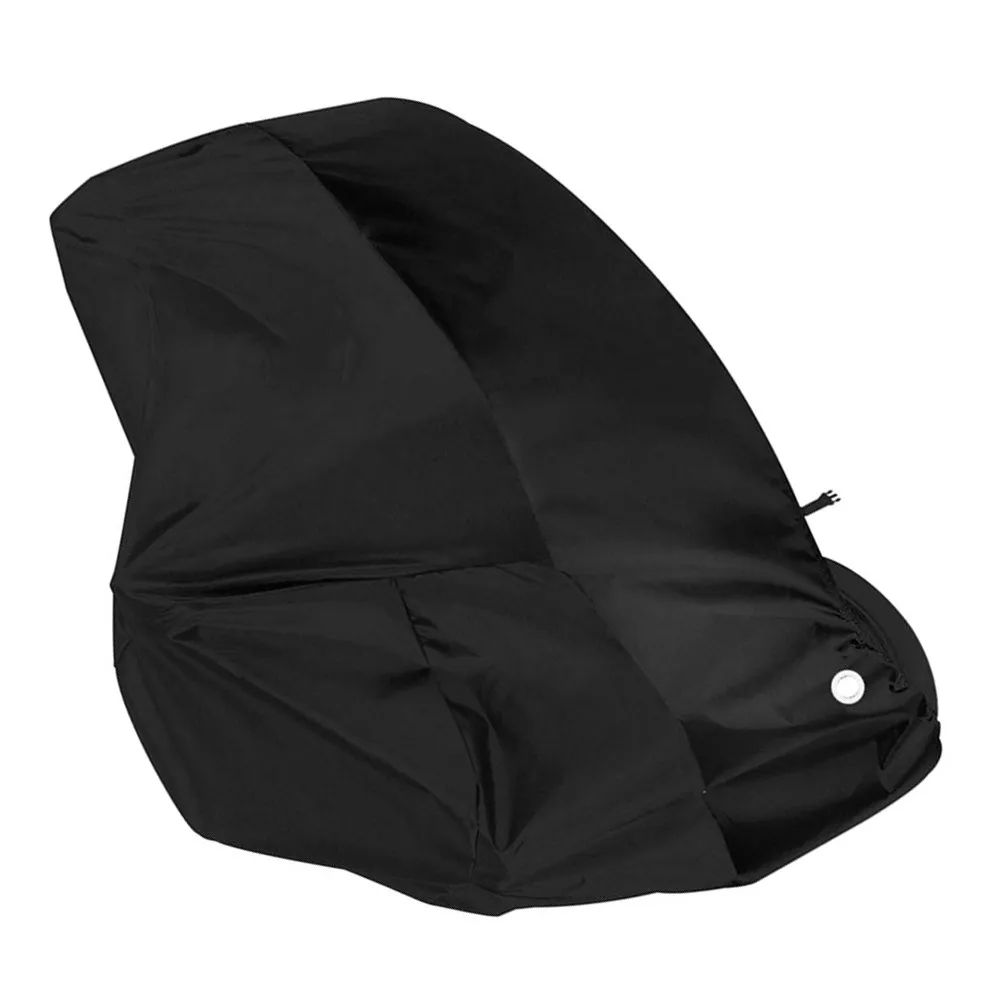 

Motorcycle Cover Xl Black Waterproof Sunscreen Dustproof Rain Snow Protective Cover Portable Lockhole Motorbike Protection