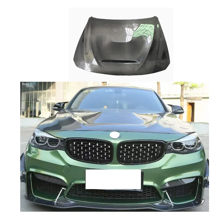

For BMW 3 Gran Turismo F34 Hood Carbon Fiber GTS Style Hood