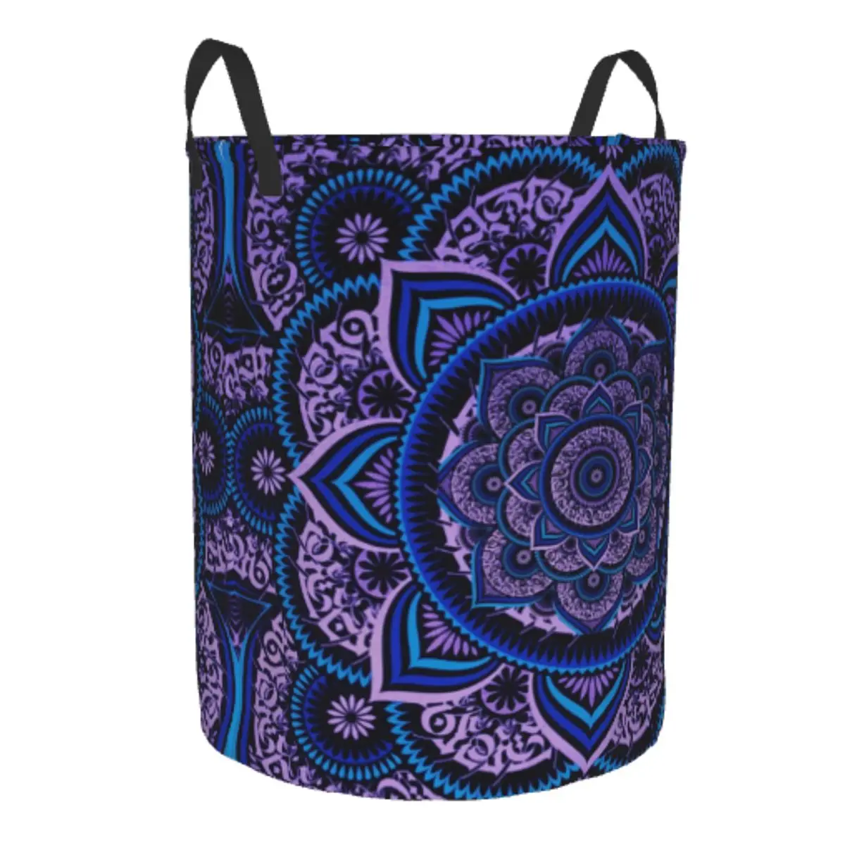 Custom Poetics Mandala Laundry Hamper Large Storage Basket Boho Girls Boys Toy Organizer