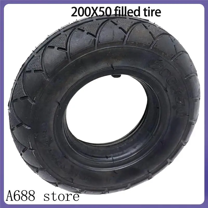 

Little Dolphin 8-Inch Electric Scooter Tire 200x50 Super Wear Resistant Solid Filling Replacement