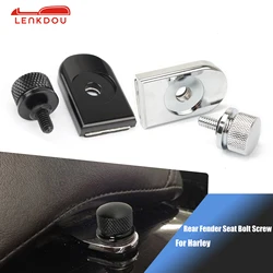 Rear Fender Seat Bolt Screw Nut Kit For Harley Sportster Street Glide Dyna Softail Touring Motorcycle Accessories Knob Cover