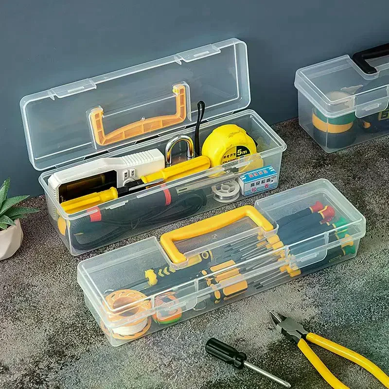 

Набор ящиков для хранения деталей инструментов, органайзер для инструментов с несколькими отделениями, ящик для сокращений винтов, гаечных ключей, аксессуаров и игрушек