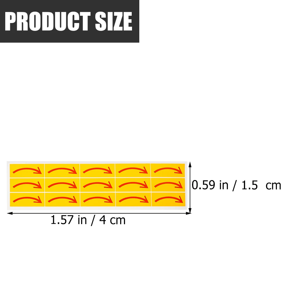 

Adhesive Arrow Sticker Direction Sign Floor Marker Safety Warning Indication Decal For Warehouse Office Factory Use Pvc