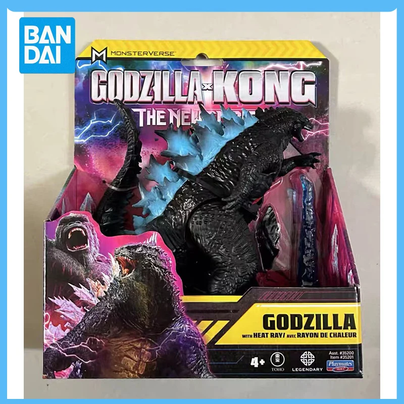 Original Bandai Godzilla Vs Kong Movie King of The Skullcrawler Monsters Anime Action Figures Christmas Present Children's Toys images - 6