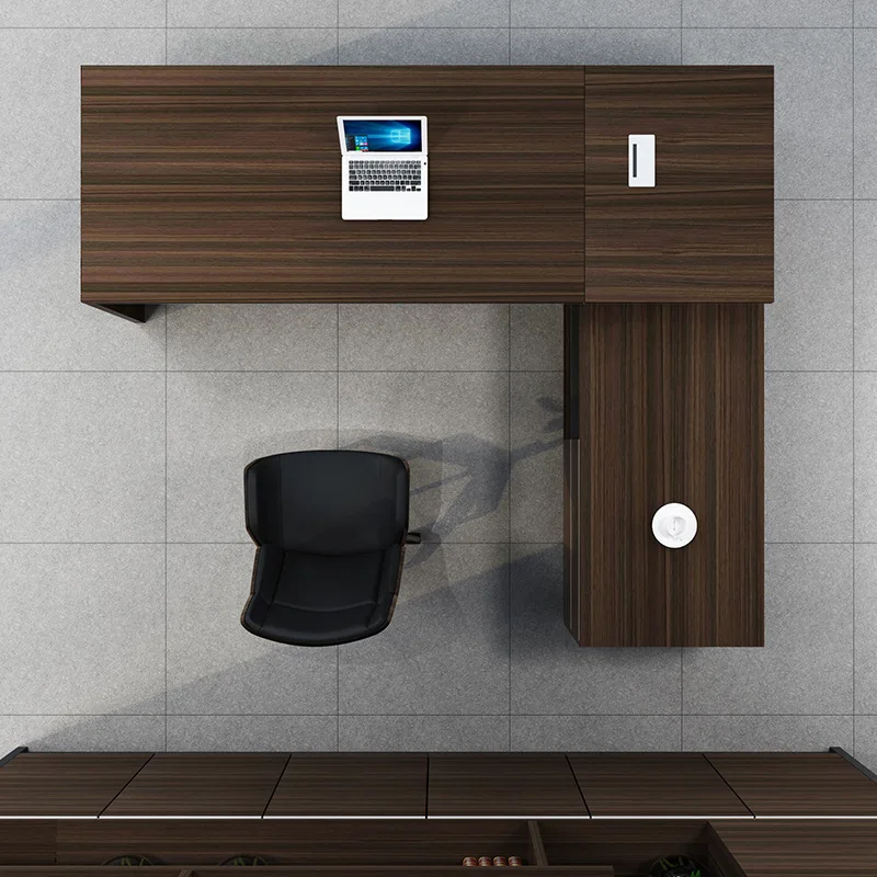 Tisch minimalistisch, moderner Schreibtisch, Kombination