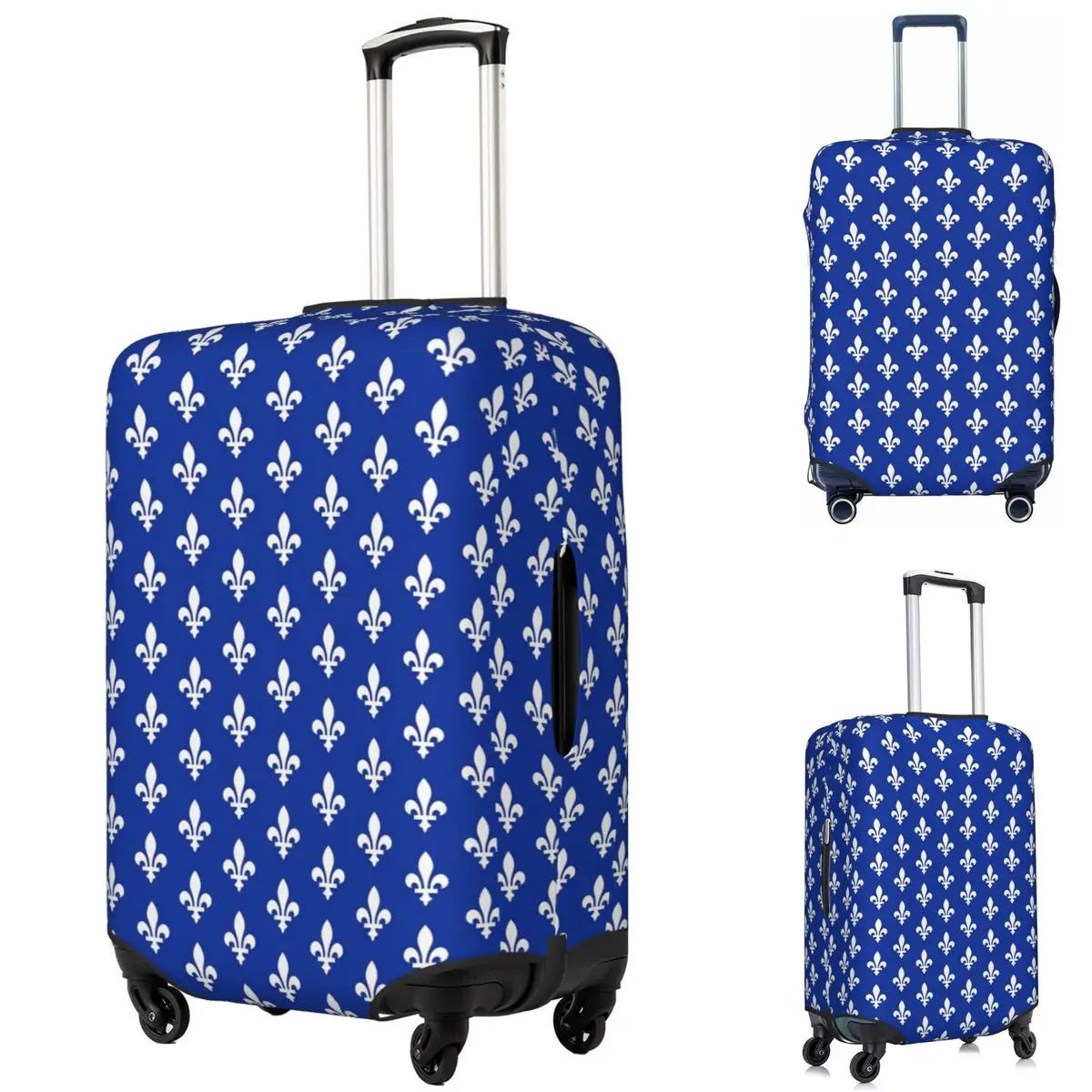 

Флаг Квебек, провинция Канады, чехол для чемодана, защитные эластичные защитные чехлы для дорожного багажа для 18-32 дюймов