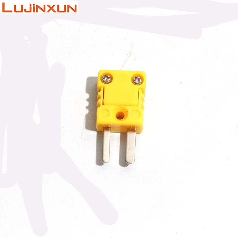 

LUJINXUN Thermocouple Mini Plug Male and Female SMPW-K-M/F Connector K type ABS Flame Retardant Material 2pcs/lot