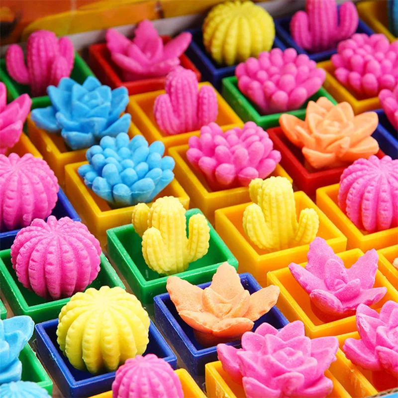 10~20pcs Hatching Dinosaur Eggs Mini Cactus Succulent Simulation EVA Water Absorbing Expanding Toy Novel Toys Gift for Kids TMZ