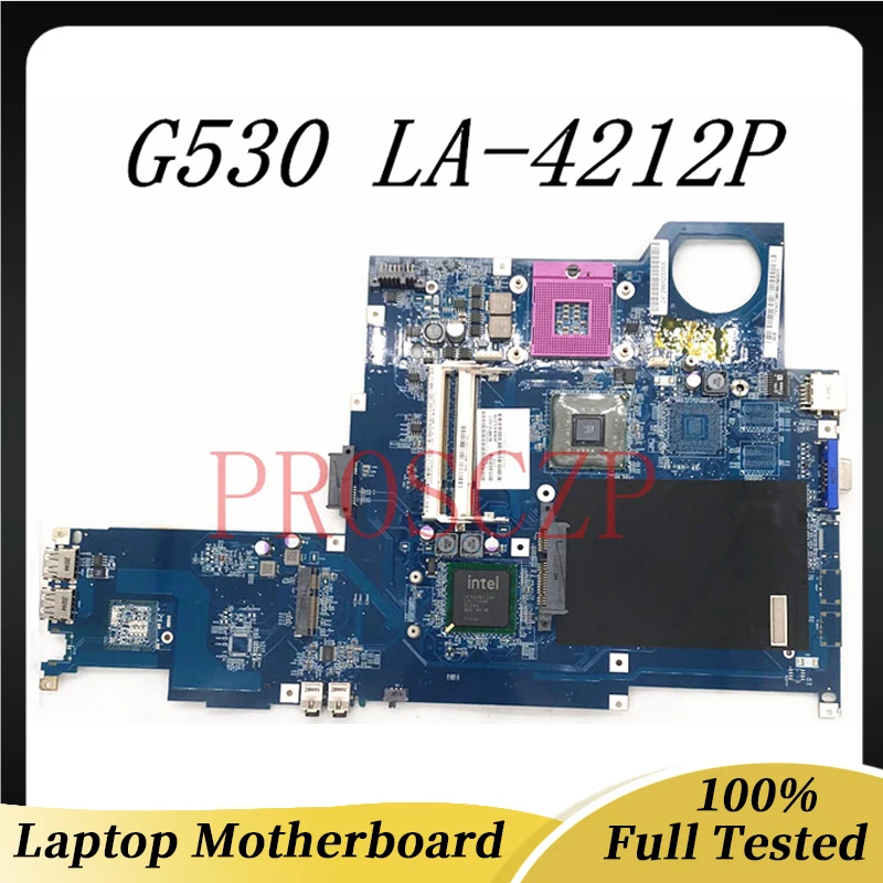 LA-4212P Free Shipping High Quality Mainboard For Lenovo G530 N500 JIWA3 Laptop Motherboard GL40 DDR2 GM45 100%Full Working Well