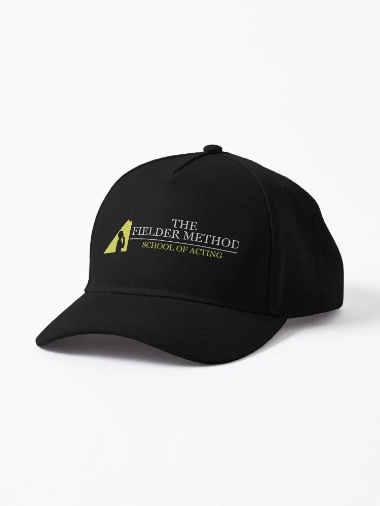 The Fielder Method School of Acting Studio The Rehearsal Logo (dark background) Baseball Cap Hat Man Luxury Men's Caps Women's