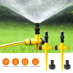 Sistema de rega da irrigação da rotação do aspersor 360 ° do jardim agricultura automática planta da estufa do gramado rega sprinkler