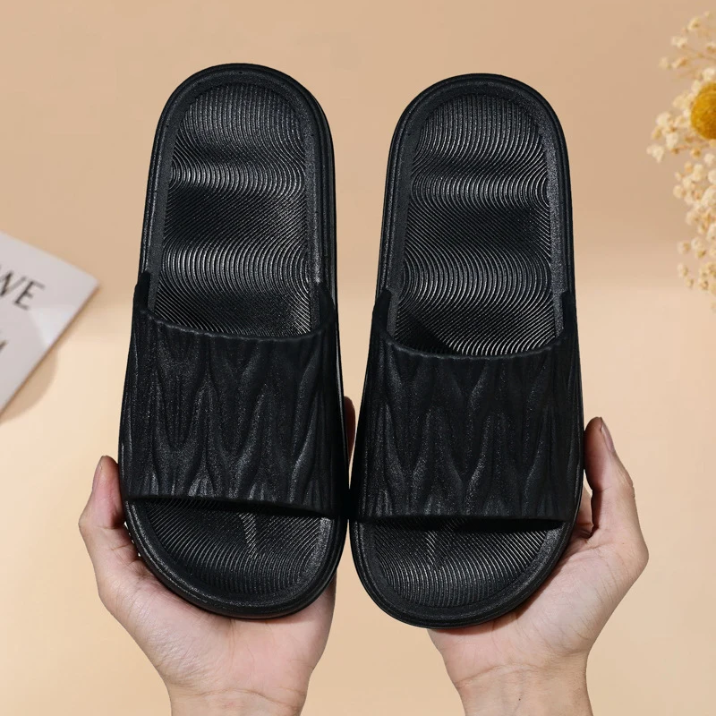 Simple Sandals For Women 2024 New Summer Indoor Home Leisure Bathroom Bath Non-slip Household Sandals For Women To Wear Outside