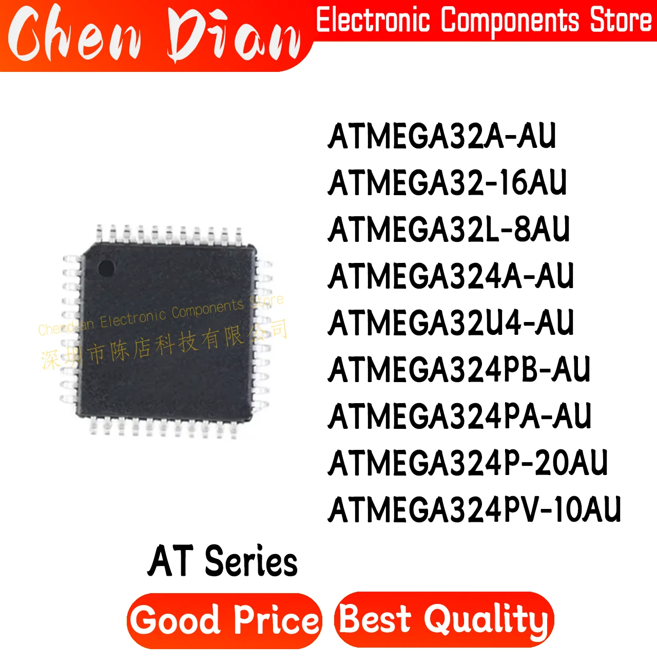 ATMEGA32A-AU ATMEGA32-16AU ATMEGA32L-8AU ATMEGA324A-AU ATMEGA32U4-AU ATMEGA324PB-AU ATMEGA324PA-AU ATMEGA324P-20AU 324PV-10AU